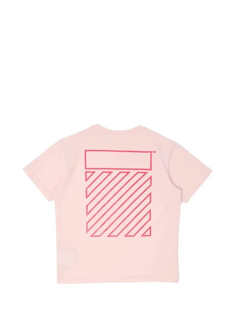 T-shirt con stampa OFF WHITE KIDS | OGAA001S26JER006683